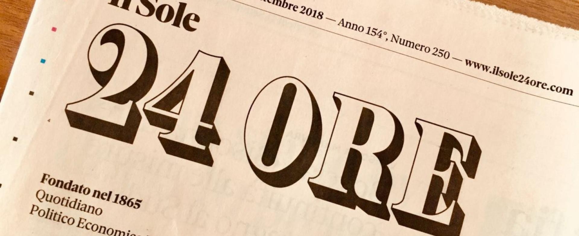 Gravili Srl su Il Sole 24 Ore e Aziende 24 per il suo impegno nella parità di genere